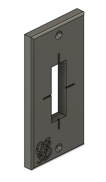 3D-Printed Router Jigs for Door Hinges, Latches, Strikes & Handles – Custom sizes available