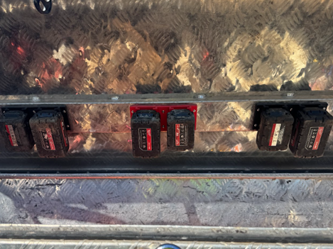 Heavy-Duty Dual Milwaukee M18 Battery Holder